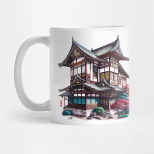 The houses of Ōsaka Mug